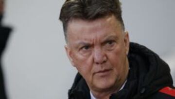 El entrenador del Manchester United, el holandés Louis van Gaal