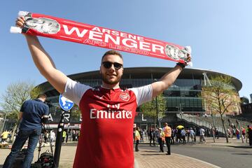 El Emirates recibe a Wenger tras el anuncio de su marcha