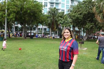 Las bellezas que vieron el Madrid - Barcelona en Miami