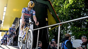 Remco Evenepoel, en la presentación de Lieja-Bastoña-Lieja.