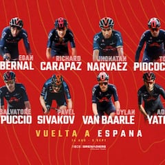 Con Egan y Carapaz, Ineos presenta equipazo para Vuelta