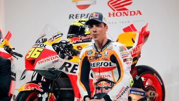 Joan Mir en su presentación con el Repsol Honda.