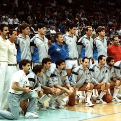 La plata del baloncesto español en Los Ángeles 84