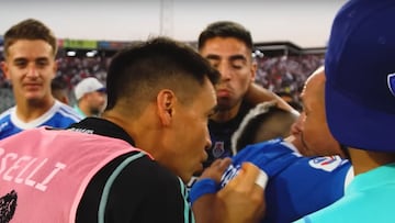 En plena euforia de la U, Toselli aparece y le da un consejo a Díaz: “No seamos boludos”