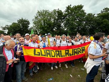 Euforia en las pe?as madridistas con la 15