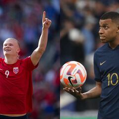 Who scored more goals in the 2022/23 season: Erling Haaland or Kylian Mbappé?