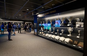 Trofeos nacionales del Real Madrid.