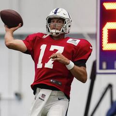 Frank Reich, feliz con Philip Rivers y T.Y. Hilton