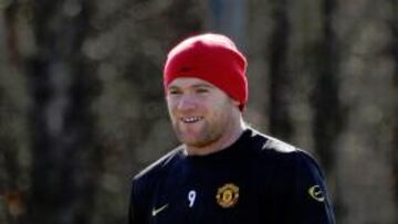 <b>REGRESO. </b>Beckham, durante el entrenamiento en Old Trafford.