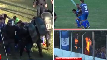 Otra vez en Argentina, otra vez: ¡hinchas a pedradas contra jugadores!