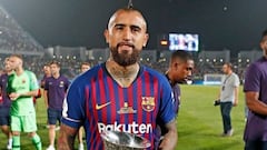 Vidal lidera lista de cracks que no han ganado la Champions