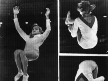 Olga Kórbut ganó tres medallas de oro (por equipos, en barra y suelo) y una de plata en asimétricas en los JJOO de Múnich de 1972.