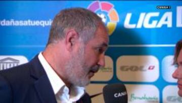 Zubi: "El Málaga planteó un partido con mucho contacto"