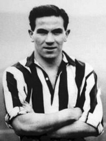 Jorge Robledo llegó en el 1946 al Barnsley y dos años después pasó al Newcastle, junto a su hermano, Eduardo.