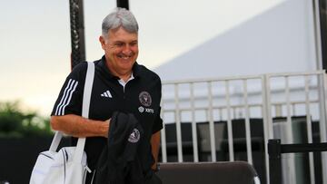 Inter Miami coach Gerardo Martino arrives for Inter Miami CF v Toronto FC Major League Soccer (MLS) at DRV PNK Stadium in Fort Lauderdale, Florida, on September 20 2023. (Photo by Chris Arjoon / AFP)