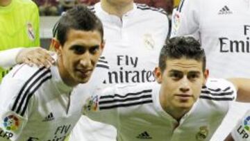 Di María y James; la venta más cara y la compra más cara del Madrid este verano.