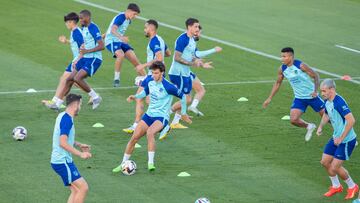 El equipo se entrena en Majadahonda (CHEMA DÍAZ).