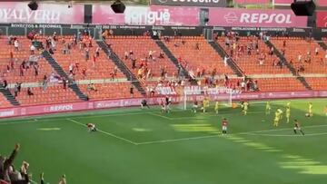 Final de locura en la lucha por el ascenso: minuto 95' y gol del... ¡portero del Nàstic!