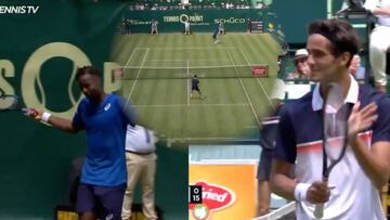 Si a Monfils le da por bailar y al rival por aplaudir es que tenemos el punto de la década
