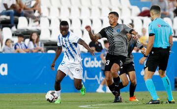 Cissé, en el primer partido de la temporada ante el Alavés. 
