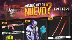 Free Fire: agenda semanal del 16 al 22 de junio con ruleta mágica y paraíso mítico