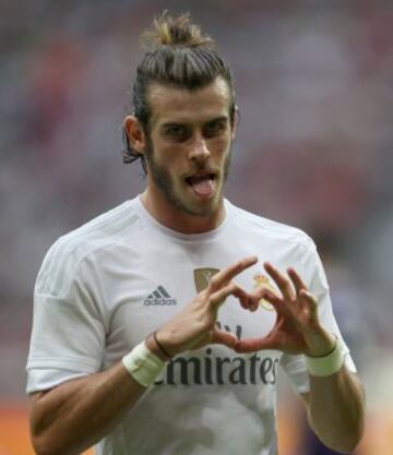 Gareth Bale celebrando su gol.