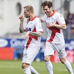 1x1 del Alavés: Guidetti celebró su cumpleaños con un gol