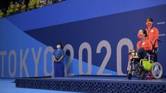 Tokyo (Japan), 25/08/2021.- Silver Medallist Miyuki Yamada JPN at the Medal Ceremony of the Swimming Women&#039;s 100m Backstroke S2 in the Tokyo Aquatics Centre, Tokyo 2020 Paralympic Games, Tokyo, Japan, Wednesday 25 August 2021. (100 metros, Jap&oacute;n, Tokio) EFE/EPA/Joel Marklund for OIS HANDOUT EDITORIAL USE ONLY/NO SALES