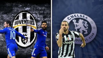 El Chelsea ofrece a Hazard por Bonucci; la Juve quiere a Cesc