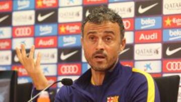 Luis Enrique en rueda de prensa