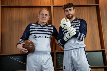 La jornada retro del Eibar rinde tributo a dos de sus leyendas