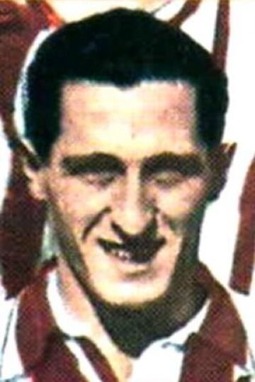 El centrocampista argentino solo jugó una temporada en el Atlético, la 1934-35, donde jugó 36 partidos.