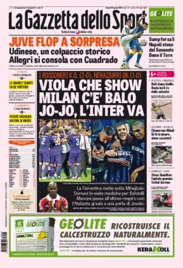 Portadas de la prensa deportiva