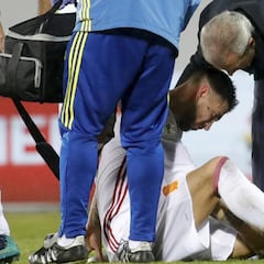 Ramos tiene dañado el ligamento lateral: al menos un mes de baja