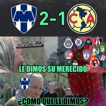 Los memes se desatan con la victoria de Rayados ante América