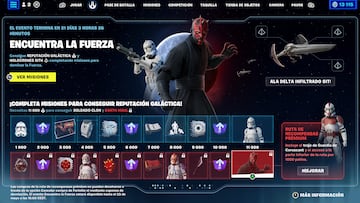 fortnite star wars nuevas skins anakin skywalker padme amidala darth maul