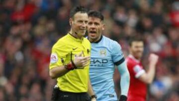 Mark Clattenburg dirigió ayer el United-City.