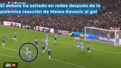 Polémica en Premier: ¿Kovacic celebra el gol del Chelsea?