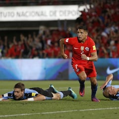 A 1 año: el gran triunfo de Chile a Uruguay en eliminatorias