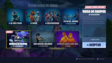 Refriega de Equipos es un modo de juego perfecto para completar este desaf&iacute;o