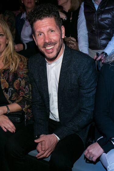 Simeone acude al MBFWM para ver desfilar a Carla Pereyra