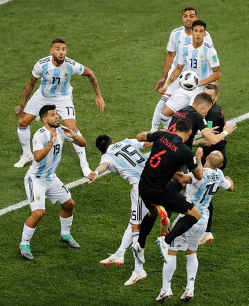 Enzo Pérez and Dejan Lovren.