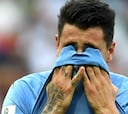Giménez, duda ante Portugal
