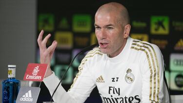 Zidane, en rueda de prensa.