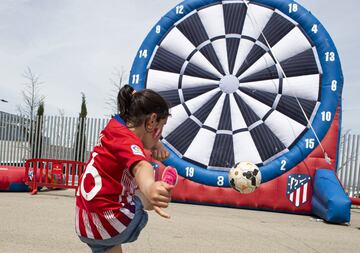 El Atleti celebra el Día del Niño en el Metropolitano