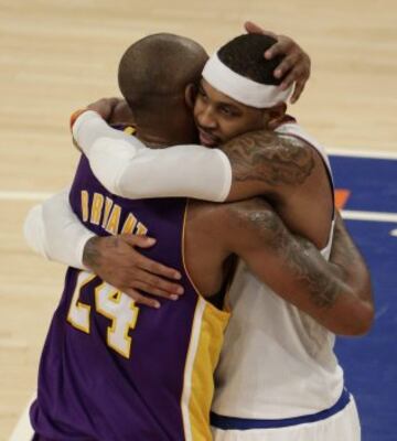 Carmelo Anthony y Kobe Bryant.