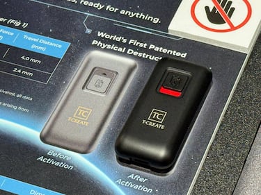 Presentan en sociedad el primer disco duro del mundo con un botón de destrucción instantánea