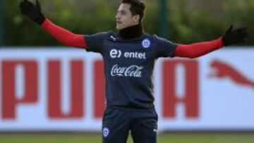 Alexis Sánchez se reencontrará con Neymar en el amistoso del domingo ante Brasil.