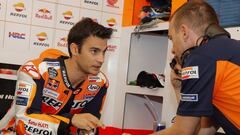 01/06/2018 Dani Pedrosa.
 
 El piloto espa&ntilde;ol de MotoGP Dani Pedrosa (Repsol Honda) ha declarado, al t&eacute;rmino de los entrenamientos libres del Gran Premio de Italia en el circuito de Mugello, donde ha marcado el decimocuarto mejor tiempo (1:4