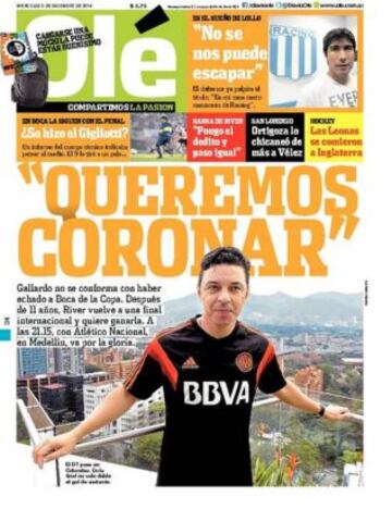 Portadas de la prensa deportiva